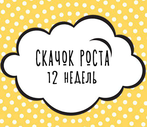 Третий скачок роста (12 недель)