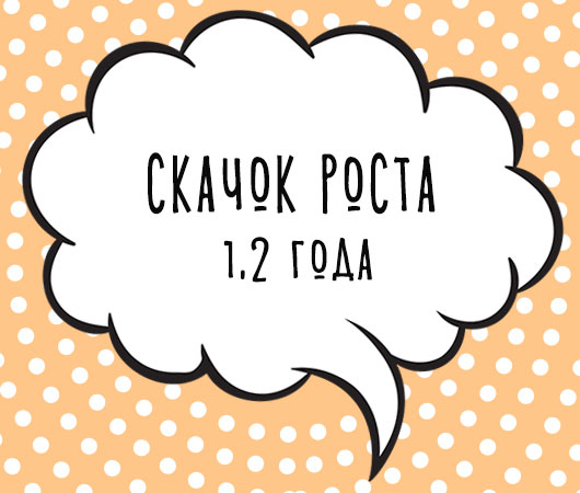 Девятый скачок роста (1,2 года)